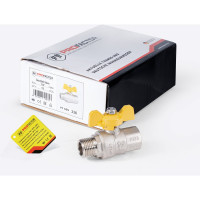 Шаровой кран для газа PROFACTOR PF GAS ручка бабочка, в/н 1/2 дюйма PF GBV 336