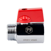 Шаровой кран PROFACTOR PF CHROME MINI для бытовой техники в/н 1/2 PF BMV 352