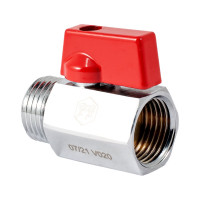 Шаровой кран PROFACTOR PF CHROME MINI для бытовой техники в/н 1/2 PF BMV 352