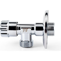 Угловой вентиль для бытовой техники PROFACTOR PF CHROME н/н 1/2 дюйма х 1/2 дюйма PF BAV 362