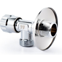 Угловой вентиль для бытовой техники PROFACTOR PF CHROME н/н 1/2 дюйма х 1/2 дюйма PF BAV 362