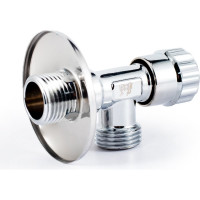 Угловой вентиль для бытовой техники PROFACTOR PF CHROME н/н 1/2 дюйма х 1/2 дюйма PF BAV 362