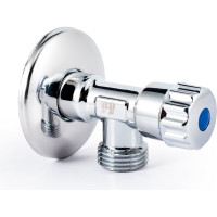 Угловой вентиль для бытовой техники PROFACTOR PF CHROME н/н 1/2 дюйма х 1/2 дюйма PF BAV 362