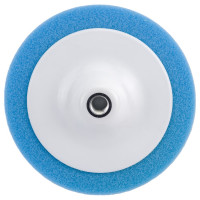 Круг полировальный поролоновый полумягкий синий (150х50 мм; М14) HOLEX HAS-0241