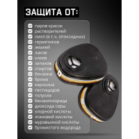 Фильтр для защиты от органических, неорганических, кислых газов АВЕ1 Jeta Safety 2 шт 6542