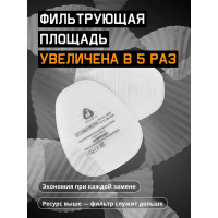 Фильтр для защиты от органических, неорганических, кислых газов АВЕ1 Jeta Safety 2 шт 6542
