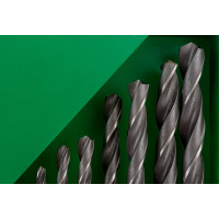 Набор сверл по металлу Р6М5 10 шт, 1-10 мм Резолюкс 26410