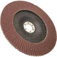 Круг лепестковый торцевой (180х22.23 мм; корунд; P80) ОАО Волжский абразивный завод Н0157198 УП-00291095