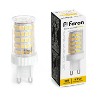 Светодиодная лампа FERON LB-435 G9 11W 2700K 38149