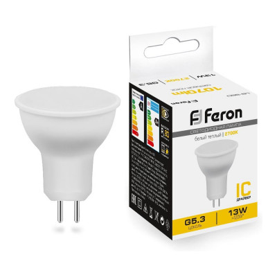 Светодиодная лампа FERON LB-960 MR16 G5.3 13W 2700K 38188