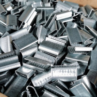 Стальная скрепа Кордленд для ПЭТ ленты 15-16 мм 16х29х1 мм, 1000 шт. PET-16 KREP-00131