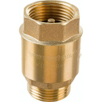 Обратный клапан WWSYSTEM пружинный муфтовый, 1" с металлическим затвором К0100ВН