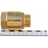 Обратный клапан WWSYSTEM пружинный муфтовый, 1" с металлическим затвором К0100ВН