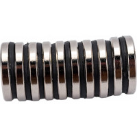 Неодимовый магнит Проф-Магнит, диск 20x3 мм, N35 - 10 шт NdFeB N35