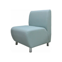 Секция дивана Мягкий офис Классик одноместная ментоловая КЛ501МНТ