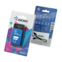 Зарядное устройство КОСМОС 1-2 AA/AAA питание от USB шнура автоотключение KOC901USB