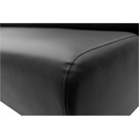 Секция дивана Мягкий офис Классик двухместная черная КЛ601ЧН