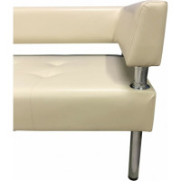 Диван Мягкий офис Сатурн трехместный бежевый СТР303БЖ