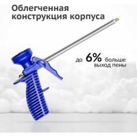 Профессиональный пистолет для монтажной пены и клея KUDO BASE LITE KUPGUN03L