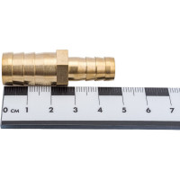 Штуцер соединительный переходной 10х14 мм латунь SANTRADE  0488