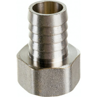 Штуцер (внутренняя резьба 3/4" - елочка 20 мм; латунь никелированная) SANTRADE 1442