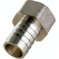 Штуцер (внутренняя резьба 3/4" - елочка 20 мм; латунь никелированная) SANTRADE 1442