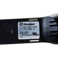 Светодиодный щитовой светильник Finder 600Лм; 9Вт; 110-240В Ac/Dc; ручной выкл; разъемный 7L4302301200