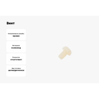 Винт с цилиндрической головкой со шлицем DINFIX DIN 84, полиамид (пластик), M4x6, 10 шт. 00-00001489