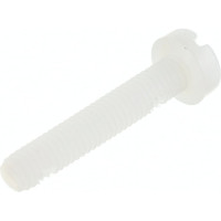 Винт с цилиндрической головкой со шлицем DINFIX DIN 84, полиамид (пластик), M3x16, 10 шт. 00-00001486