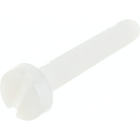 Винт с цилиндрической головкой со шлицем DINFIX DIN 84, полиамид (пластик), M3x16, 10 шт. 00-00001486