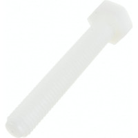 Болт с шестигранной головкой DINFIX DIN 933, полная резьба, полиамид (пластик), М8x30, 10 шт. 00-00001596