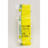 Стяжки натурального цвета SapiSelco 2.5х135 мм, полиамид 6.6, уп. 100 шт. SEL.2.203R