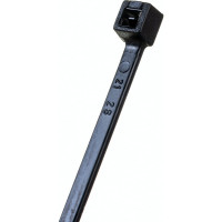 Стяжки черного цвета SapiSelco 2.5х75 мм, полиамид 6.6, уп. 100 шт. SEL.3.201R