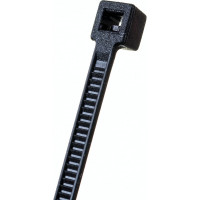 Стяжки черного цвета SapiSelco 2.5х75 мм, полиамид 6.6, уп. 100 шт. SEL.3.201R