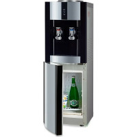 Напольный кулер ECOTRONIC Экочип V21-LF black+silver с холодильником ETK11419/