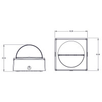 Датчик движения Theben уличный theLuxa R180 BK 1010201