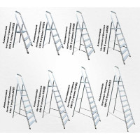 Алюминиевая лестница-стремянка LWI 5 ступеней LWI05