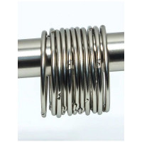 Кольца для штор Bath Plus DECOR COLLECTION серебро 12 шт D58MM KDC-07