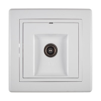 Розетка для антенны Aling-conel PRESTIGE TV, белая 612I.00 113036