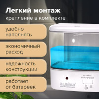 Диспенсер для жидкого мыла ЛАЙМА CLASSIC наливной, сенсорный, 1 л, ABS-пластик, белый 607317