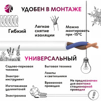 Провод ОРЕОЛ ПВС белый 2х0,75 мм ГОСТ 100 м 00000052608
