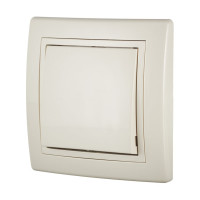 Проходной 1-клавишный выключатель Aling-conel PRESTIGE 10AX 250В, бежевый 607.99