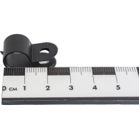 Нейлоновая крепежная скоба TDM ELECTRIC СКН-9, черная, 100 шт. SQ0514-0213