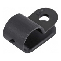 Нейлоновая крепежная скоба TDM ELECTRIC СКН-9, черная, 100 шт. SQ0514-0213