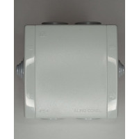 Разводная коробка Aling-conel POWER с шестью гнездами IP54 500В 80х80 открытой установки, серый 263.1 146051