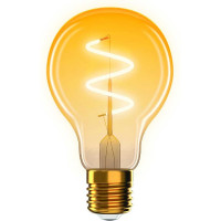 Светодиодная лампочка ФОТОН филаментная LED FL A60-S 4Вт E27 2200К, теплый свет, 23976