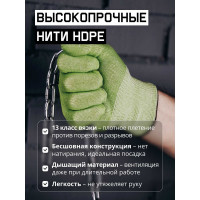 Бесшовные перчатки Jeta Safety от порезов (5 класс), разм.XXXL/12, JC061-XXXL
