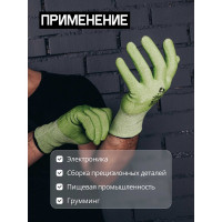 Бесшовные перчатки Jeta Safety от порезов (5 класс), разм.XXXL/12, JC061-XXXL