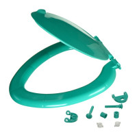 Сиденье для унитаза Melodia della vita овал, бирюзовый мрамор 193710