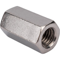 Гайка DINFIX DIN 6334, соединительная/удлиняющая, нерж. А2, М8, 10 шт. 00-00001453